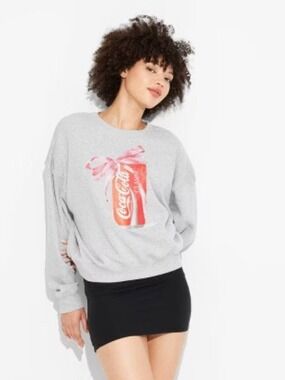 Target x Coca Cola Bow Crew Sweater XS